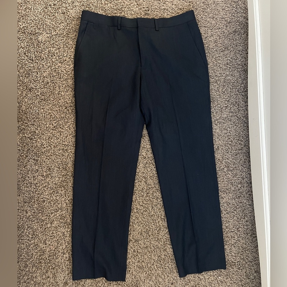 Navy Slim Fit Suit Pant